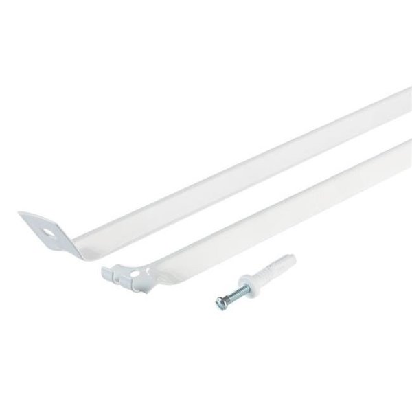 Vortex 3R04-00-WHT Support Brace & Wall Anchor with Drive  White - 12 in. VO156138